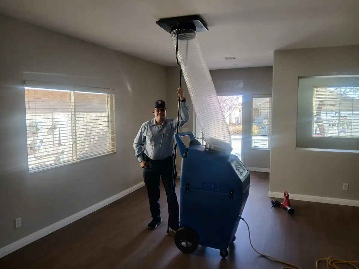 Professional Dryer Vent Cleaning work inside a Port Orange home